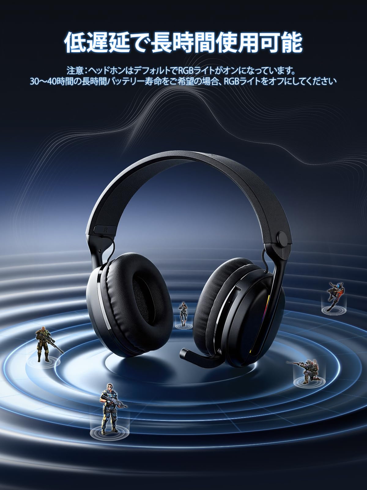 Amazon.co.jp: Mankiw ゲーミングヘッドセット PS5 ヘッドセット